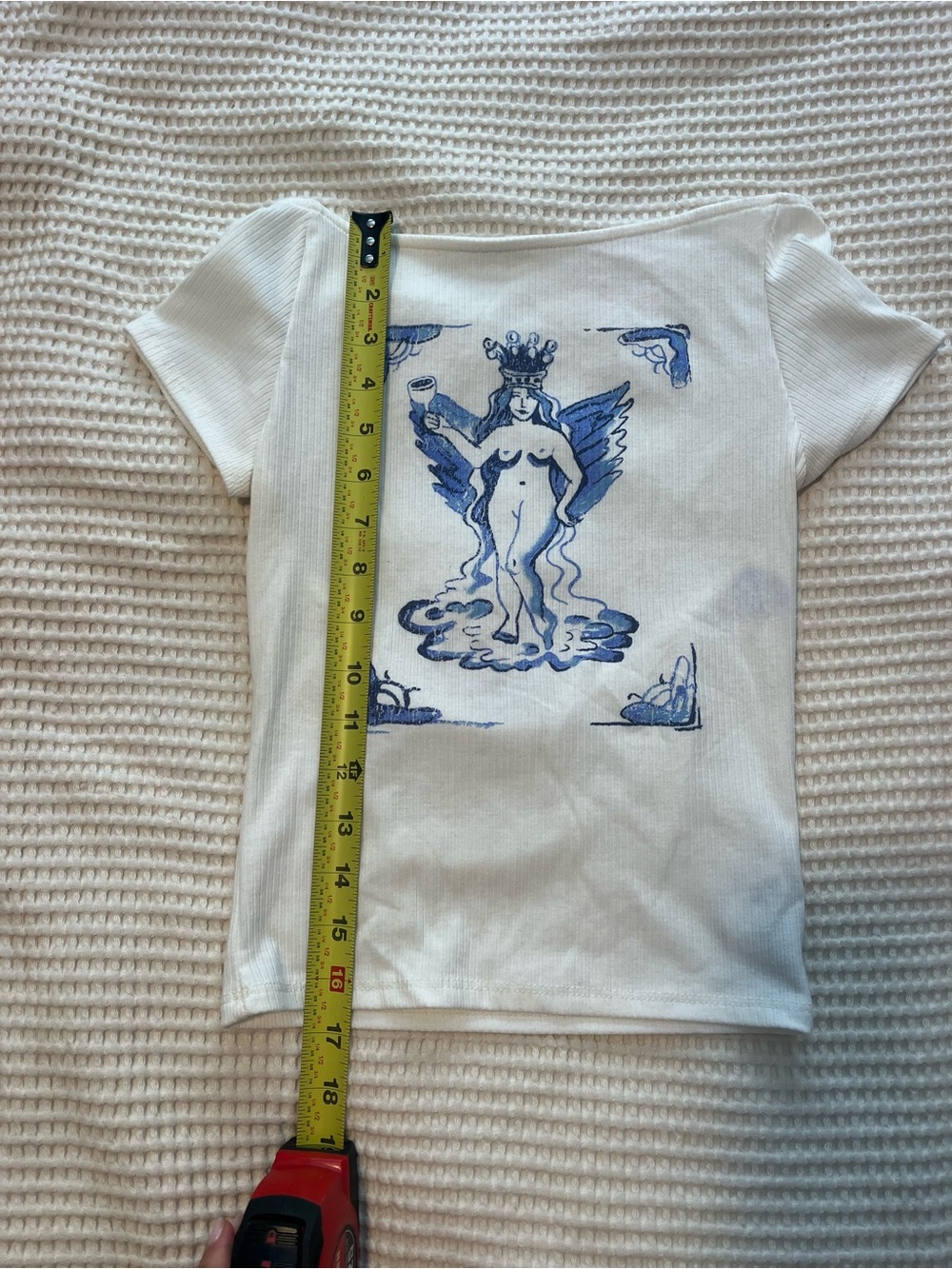 Kimchi Blue Graphic Low Back Baby Tee from Urban Outfitters - Picture 6 of 8